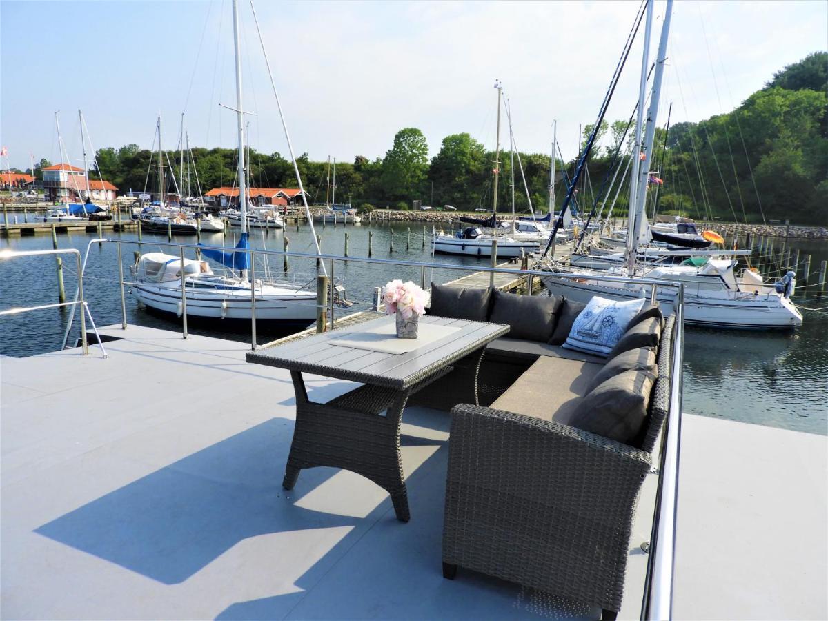 Hausboot-Lafe Flensburger Foerde Egernsund Exterior foto