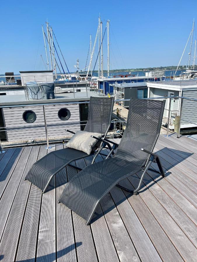 Hausboot-Lafe Flensburger Foerde Egernsund Exterior foto