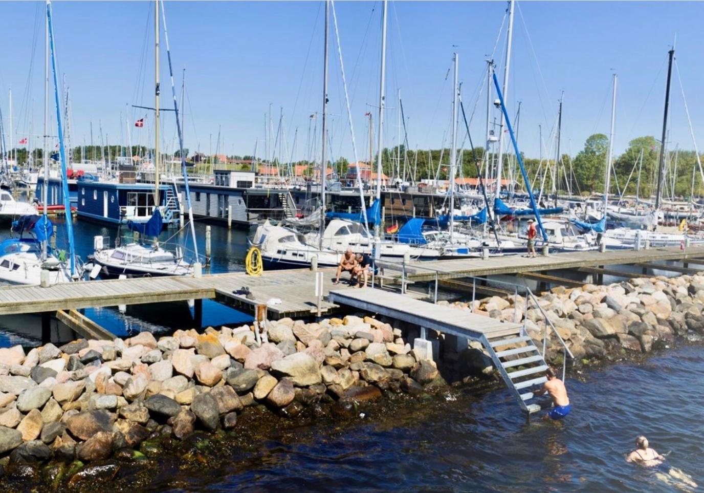 Hausboot-Lafe Flensburger Foerde Egernsund Exterior foto